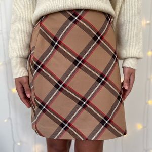 Plaid skirt